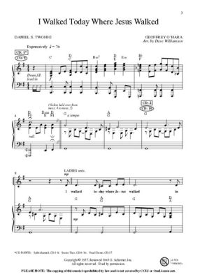 i walked today where jesus walked sheet music pdf: A Melodic Journey Through Faith and History